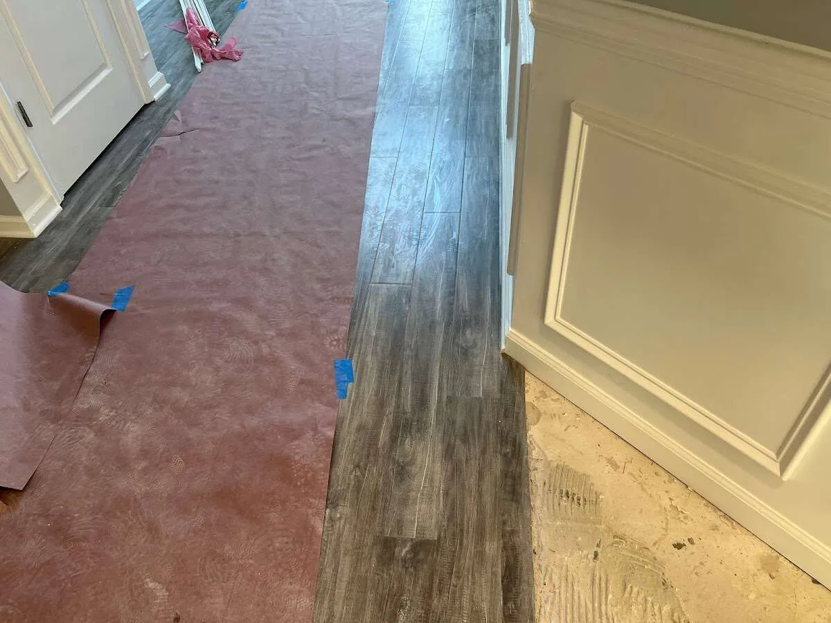 Completed marble shower restoration in La Habra Heights